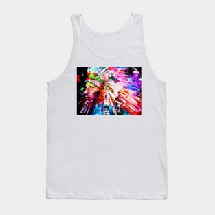 Native American Grunge Tank Top